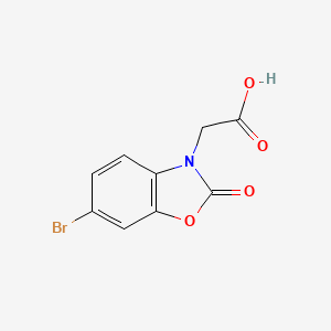 (6-bromo-2-oxo-1,3-benzoxazol-3(2H)-yl)acetic acid