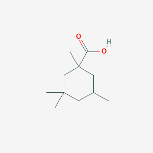 molecular formula C11H20O2 B2499635 1,3,3,5-Tetramethylcyclohexane-1-carboxylic acid CAS No. 2060005-68-5