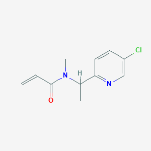 N-[1-(5-Chloropyridin-2-yl)ethyl]-N-methylprop-2-enamide