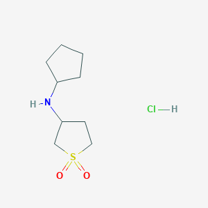 N-cyclopentyl-N-(1,1-dioxidotetrahydrothien-3-yl)amine hydrochloride