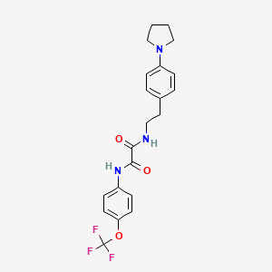 N1-(4-(pyrrolidin-1-yl)phenethyl)-N2-(4-(trifluoromethoxy)phenyl)oxalamide