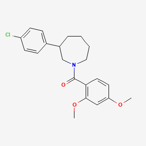 (3-(4-Chlorophenyl)azepan-1-yl)(2,4-dimethoxyphenyl)methanone