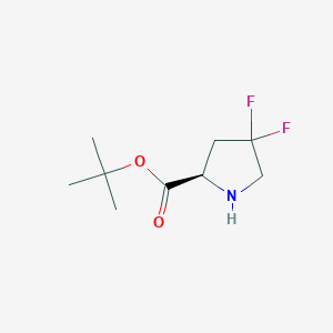 Tert-butyl (2R)-4,4-difluoropyrrolidine-2-carboxylate