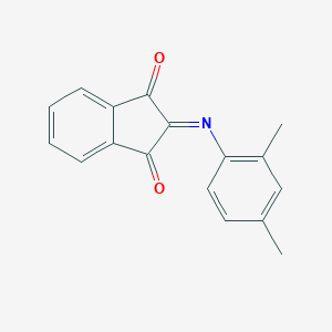 molecular formula C17H13NO2 B249977 2-[(2,4-dimethylphenyl)imino]-1H-indene-1,3(2H)-dione 