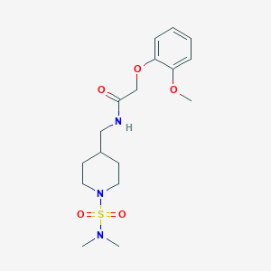 N-{[1-(dimethylsulfamoyl)piperidin-4-yl]methyl}-2-(2-methoxyphenoxy)acetamide