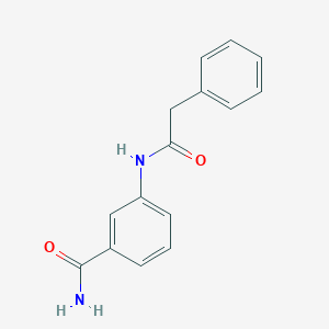 molecular formula C15H14N2O2 B249979 3-[(Phenylacetyl)amino]benzamide 
