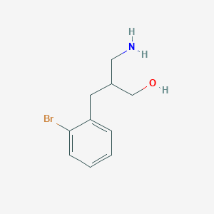 3-Amino-2-[(2-bromophenyl)methyl]propan-1-ol