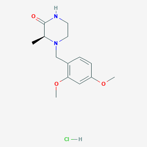 (S)-4-(2,4-Dimethoxybenzyl)-3-methylpiperazin-2-one hydrochloride