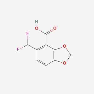 5-(Difluoromethyl)-1,3-benzodioxole-4-carboxylic acid