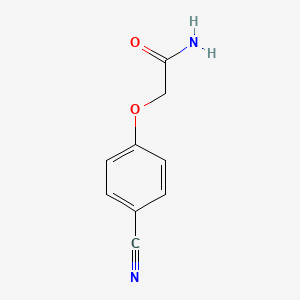 molecular formula C9H8N2O2 B2499854 2-(4-氰基苯氧基)乙酰胺 CAS No. 189329-83-7