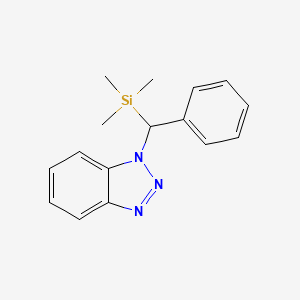 1-[Phenyl(trimethylsilyl)methyl]-1H-1,2,3-benzotriazole