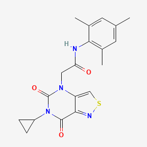 N-(2,5-dimethoxybenzyl)-3-(3,5-dimethyl-1-benzofuran-2-yl)-1,2,4-oxadiazole-5-carboxamide