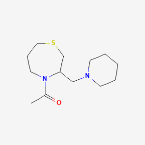 1-(3-(Piperidin-1-ylmethyl)-1,4-thiazepan-4-yl)ethanone