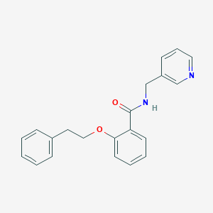 molecular formula C21H20N2O2 B249990 2-(2-phenylethoxy)-N-(3-pyridinylmethyl)benzamide 