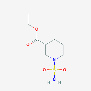 molecular formula C8H16N2O4S B2499911 1-スルファモイルピペリジン-3-カルボン酸エチル CAS No. 1098391-43-5