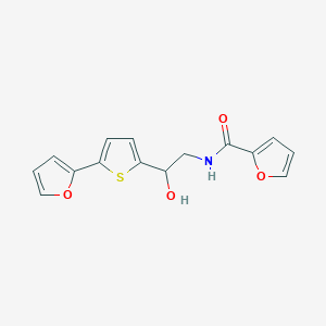 N-[2-[5-(Furan-2-yl)thiophen-2-yl]-2-hydroxyethyl]furan-2-carboxamide