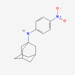 molecular formula C16H20N2O2 B2499940 N-(4-硝基苯基)季戊酮-1-胺 CAS No. 56714-80-8