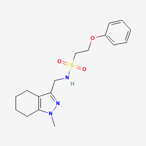 N-((1-methyl-4,5,6,7-tetrahydro-1H-indazol-3-yl)methyl)-2-phenoxyethanesulfonamide