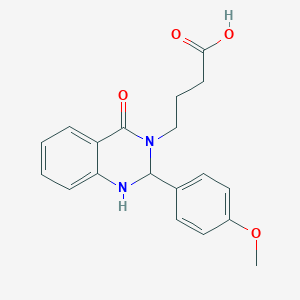 4-[2-(4-methoxyphenyl)-4-oxo-1,4-dihydroquinazolin-3(2H)-yl]butanoic acid
