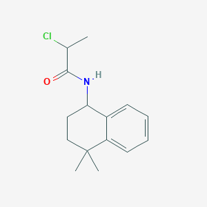 2-Chloro-N-(4,4-dimethyl-2,3-dihydro-1H-naphthalen-1-yl)propanamide