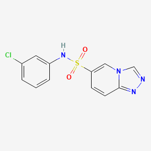 N-(3-chlorophenyl)[1,2,4]triazolo[4,3-a]pyridine-6-sulfonamide