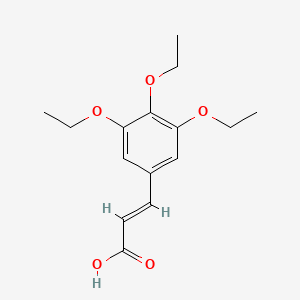 (2E)-3-(3,4,5-triethoxyphenyl)prop-2-enoic acid