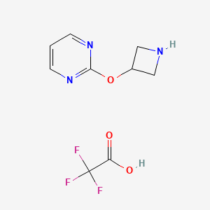 2-(Azetidin-3-yloxy)pyrimidine;2,2,2-trifluoroacetic acid
