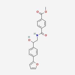 Methyl 4-({2-[4-(furan-2-yl)phenyl]-2-hydroxyethyl}carbamoyl)benzoate