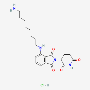 4-[(8-Aminooctyl)amino]-2-(2,6-dioxopiperidin-3-yl)isoindoline-1,3-dione HCl
