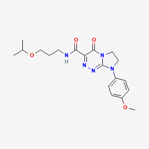N-(3-isopropoxypropyl)-8-(4-methoxyphenyl)-4-oxo-4,6,7,8-tetrahydroimidazo[2,1-c][1,2,4]triazine-3-carboxamide