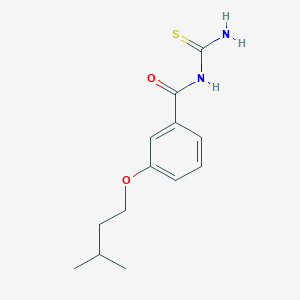 molecular formula C13H18N2O2S B250016 N-carbamothioyl-3-(3-methylbutoxy)benzamide 