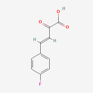 molecular formula C10H7FO3 B2500177 4-(4-氟苯基)-2-氧代丁-3-烯酸 CAS No. 16943-75-2