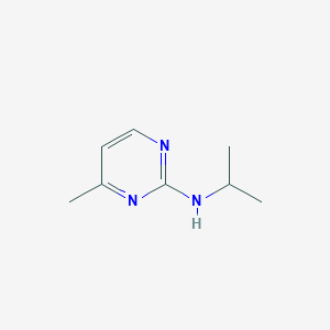 molecular formula C8H13N3 B2500180 N-Isopropyl-4-methylpyrimidin-2-amine CAS No. 1341073-92-4