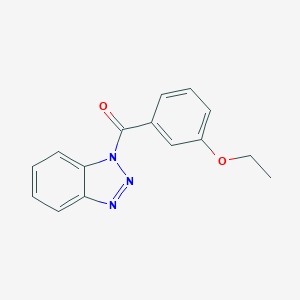 molecular formula C15H13N3O2 B250019 1H-benzotriazol-1-yl(3-ethoxyphenyl)methanone 