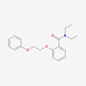 molecular formula C19H23NO3 B250020 N,N-diethyl-2-(2-phenoxyethoxy)benzamide 