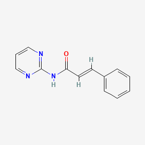 3-phenyl-N-pyrimidin-2-ylprop-2-enamide
