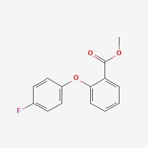 molecular formula C14H11FO3 B2500229 Methyl 2-(4-fluorophenoxy)benzoate CAS No. 448-24-8