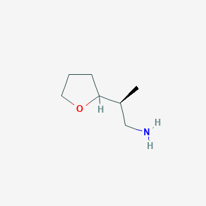 (2S)-2-(Oxolan-2-yl)propan-1-amine