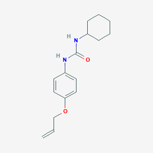 molecular formula C16H22N2O2 B250024 N-[4-(allyloxy)phenyl]-N'-cyclohexylurea 