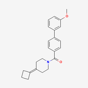 (4-Cyclobutylidenepiperidin-1-yl)-[4-(3-methoxyphenyl)phenyl]methanone