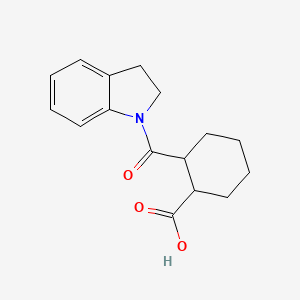 2-(2,3-Dihydro-indole-1-carbonyl)-cyclohexanecarboxylic acid