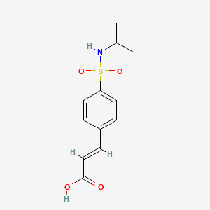 3-{4-[(Propan-2-yl)sulfamoyl]phenyl}prop-2-enoic acid