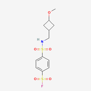 4-[(3-Methoxycyclobutyl)methylsulfamoyl]benzenesulfonyl fluoride