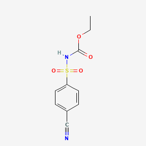 ethyl N-(4-cyanophenyl)sulfonylcarbamate