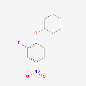 1-(Cyclohexyloxy)-2-fluoro-4-nitrobenzene