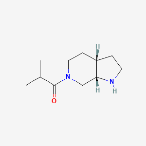 1-[(3As,7aS)-1,2,3,3a,4,5,7,7a-octahydropyrrolo[2,3-c]pyridin-6-yl]-2-methylpropan-1-one