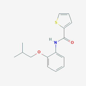 molecular formula C15H17NO2S B250034 N-(2-isobutoxyphenyl)-2-thiophenecarboxamide 