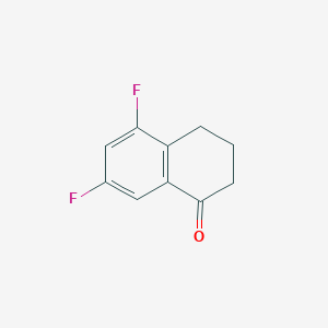 molecular formula C10H8F2O B025004 5,7-二氟-3,4-二氢萘-1(2H)-酮 CAS No. 110931-79-8