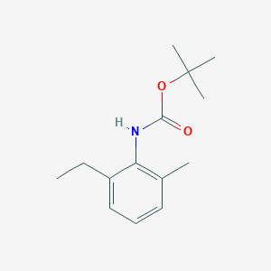 molecular formula C14H21NO2 B250043 Tert-butyl (2-ethyl-6-methylphenyl)carbamate 