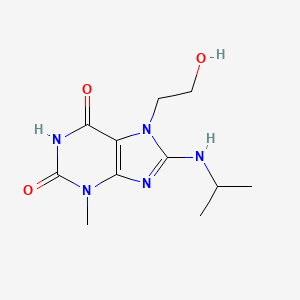 7-(2-hydroxyethyl)-8-(isopropylamino)-3-methyl-1H-purine-2,6(3H,7H)-dione